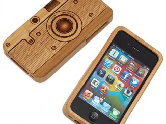 Wood iPhone Camera Case
