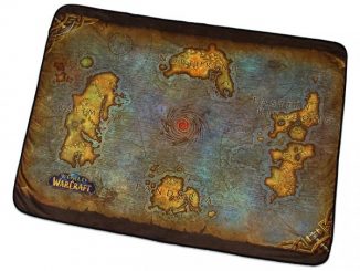 World of Warcraft Map of Azeroth Fleece Blanket