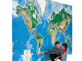 World's Largest Write On Map Mural
