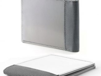 Woven Stainless Steel Bi-Fold Wallet