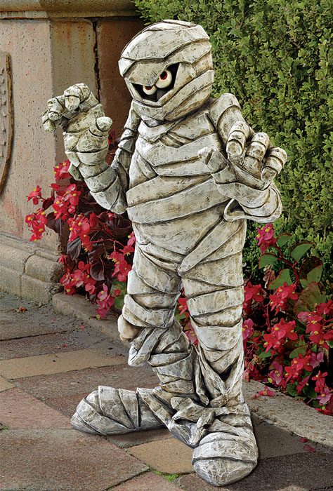Wrapped Too Tight Garden Mummy Statue
