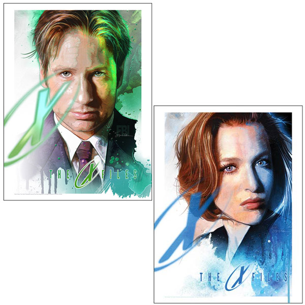 X-Files Lithograph Art Prints by Steve Anderson