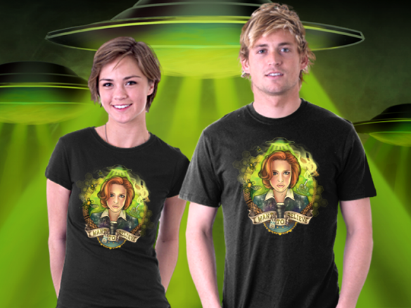 X-Files Portrait of a Skeptic T-Shirt
