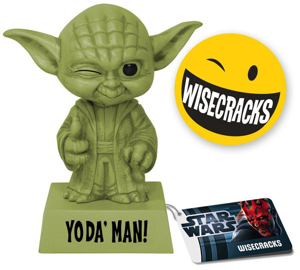 Yoda’ Man Wacky Wisecracks Bobblehead