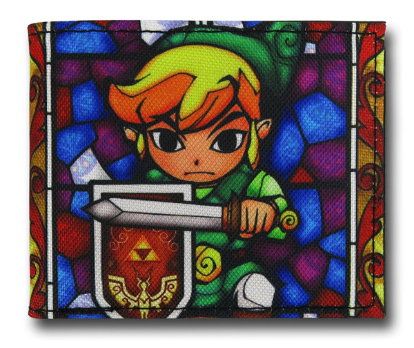 Zelda Stained Glass Link Wallet