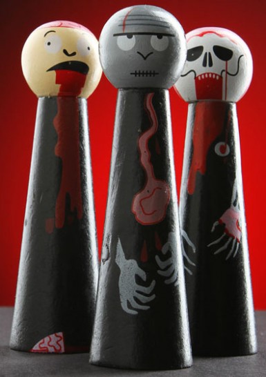 Zombie Bowling Pins