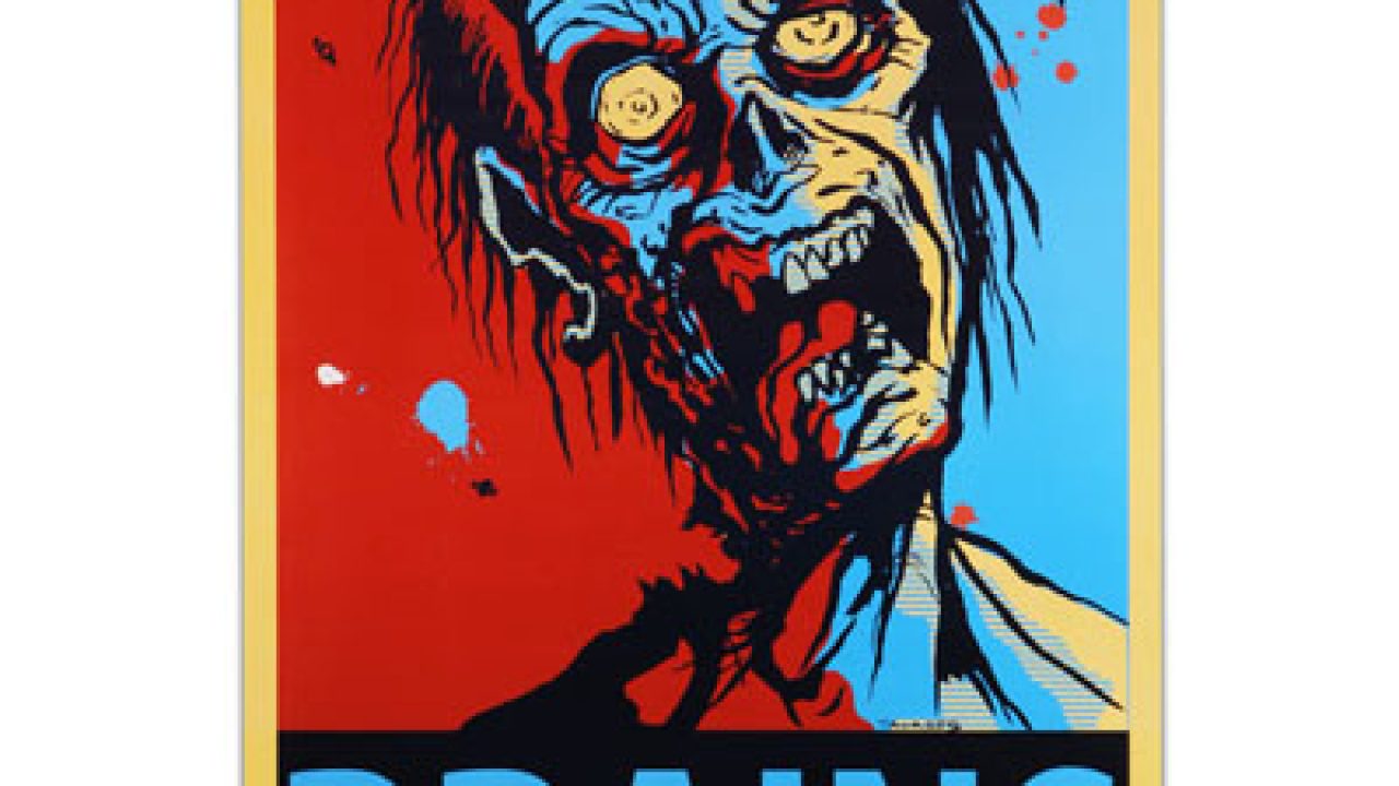 Zombie “Brains” Wall Poster