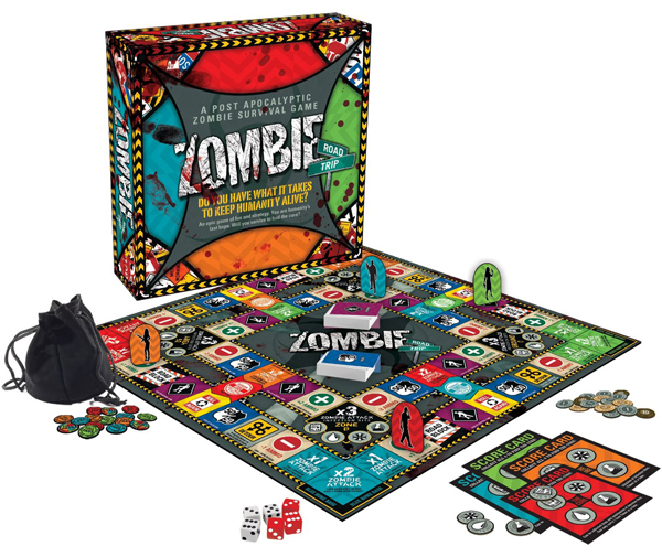  Zombie Road Trip Board Game