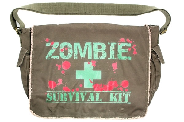 Zombie Survival Kit - Messenger Bag