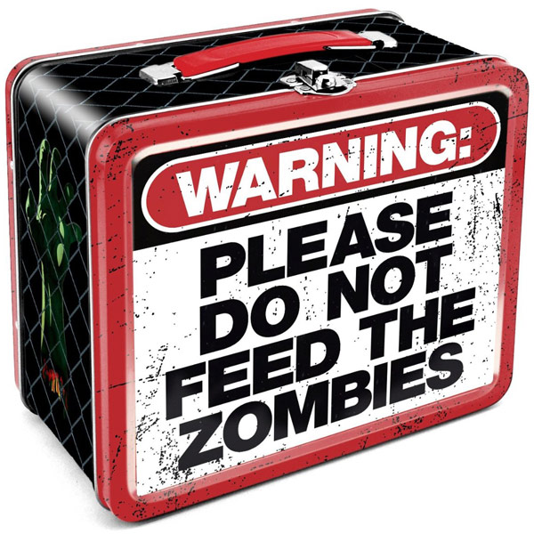 Zombie Warning Lunch Box