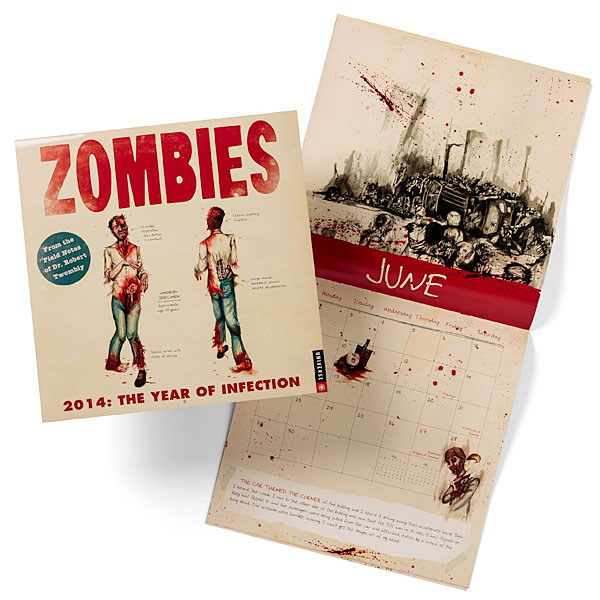 Zombies The Year of Infection Calendar