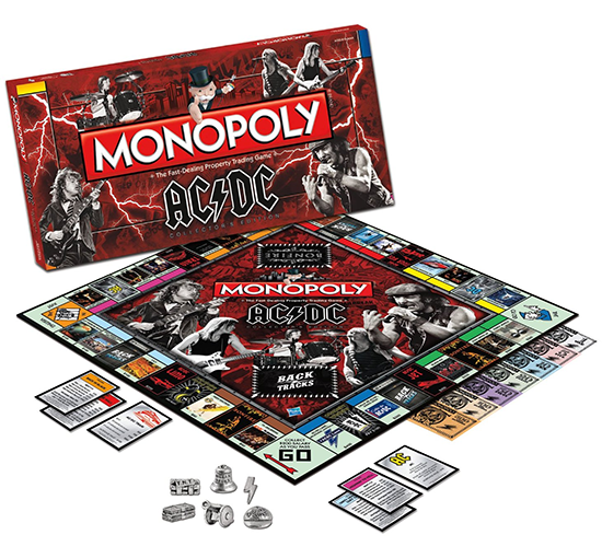 AC/DC Collector's Edition Monopoly