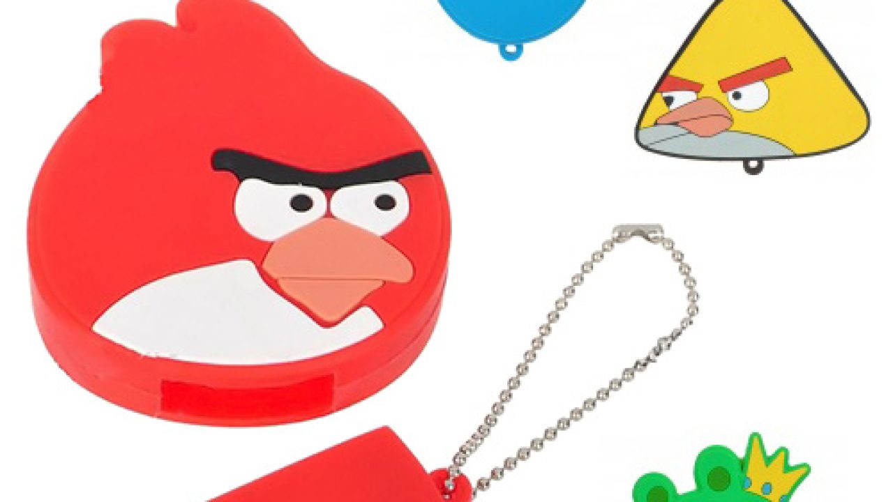 Angry Birds USB Flash Drive Keychains