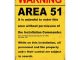 Area 51 Warning Sign