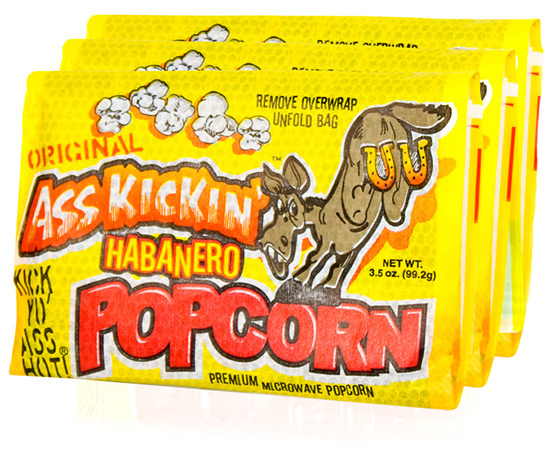 Ass Kickin Habanero Popcorn