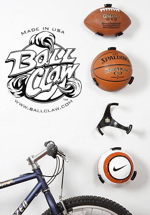 Ball Claw Basketball, Football, Soccer Ball Holder