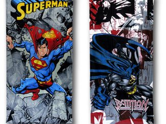 Batman and Superman Beach Towels