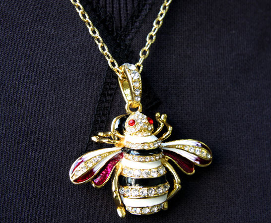 Bee USB Drive Necklace