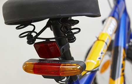 Bicycle Direction and Brake Lamp with 8-Tune Horn