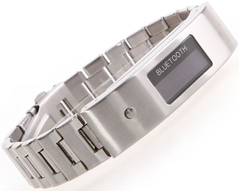 Vibrating Bluetooth Bracelet with LCD Display