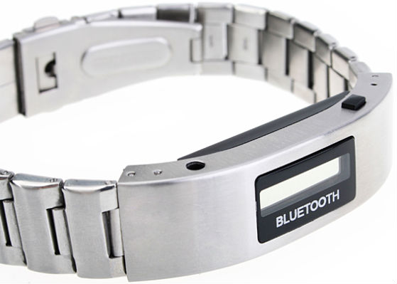 Vibrating Bluetooth Bracelet with Watch