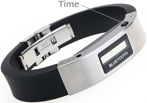Vibrating Bluetooth Bracelet with Watch