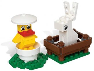 Bunny and Chick Easter LEGO Set
