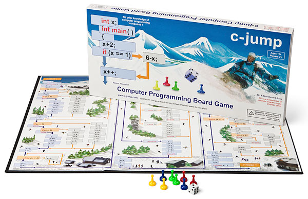 c-Jump Computer Programming Board Game
