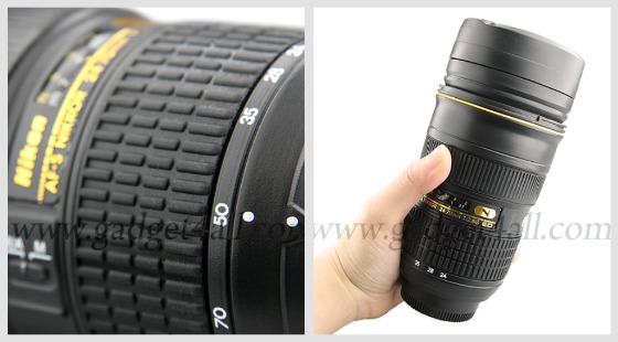 Nikon Camera Lens Coffee Cup