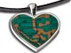 Circuit Board Heart Necklace