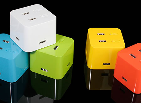 Colorful Cubic USB Hubs