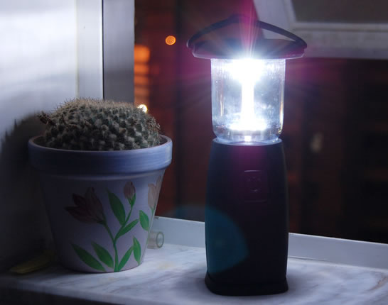 Hand Winding, Solar Camping Lamp with Charger