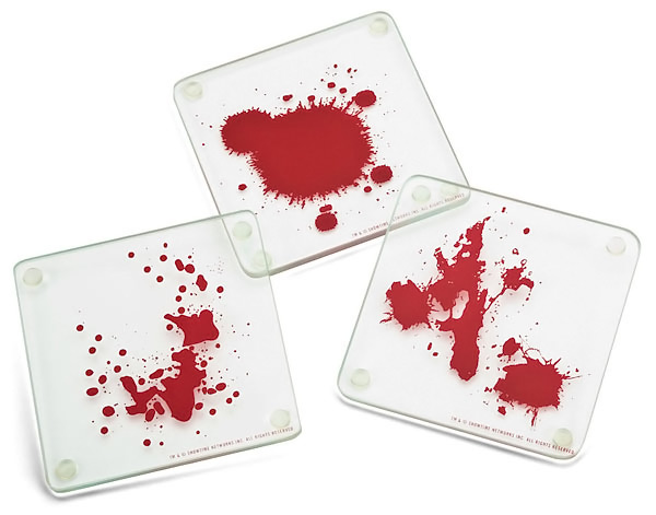 Dexter Blood Spatter Coasters