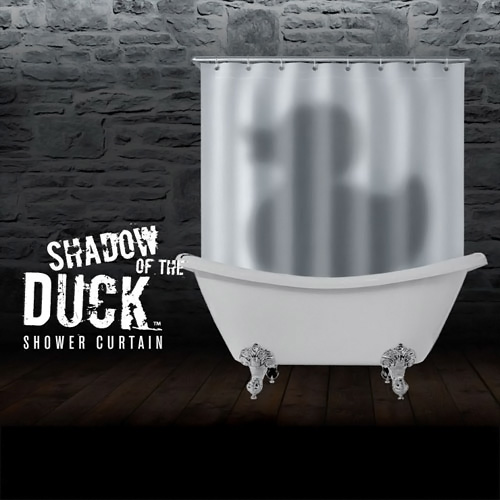 Duck Shadow Shower Curtain