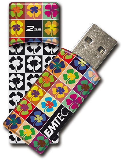 Emtec Cloverleaf USB Flash Drive 
