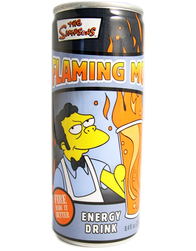 The Simpsons Flaming Moe Energy Drink
