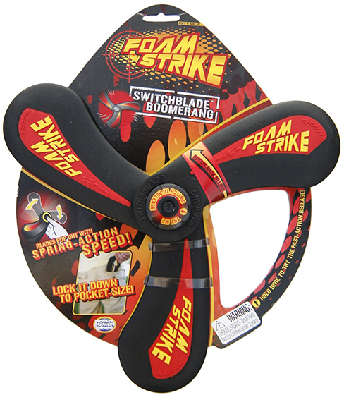 Foam Strike Switchblade Boomerang