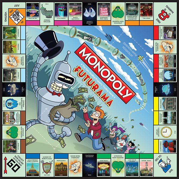 Futurama Monopoly Game