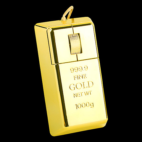 Gold Bar USB Computer Mouse