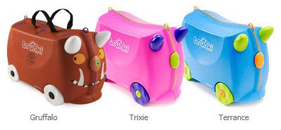 Gruffalo, Terrance, Trixie Trunki Kids Luggage