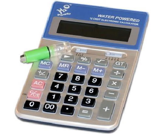 Water-Powered Calculator