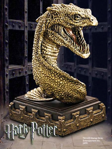 Harry Potter Basilisk Bookend Sculpture
