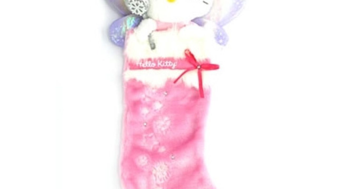 Hello Kitty Sugarplum Fairy Plush Christmas Stocking