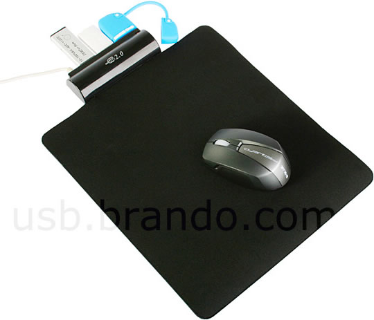 Mousepad with Built-In USB Hub