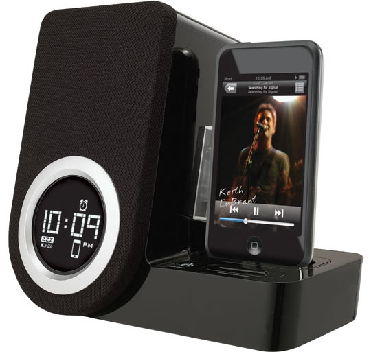 Rotatable iPod Alarm Clock