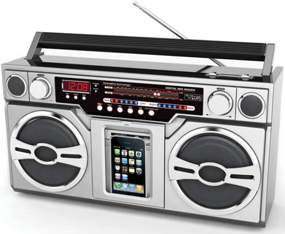 iPod Boombox with Radio
