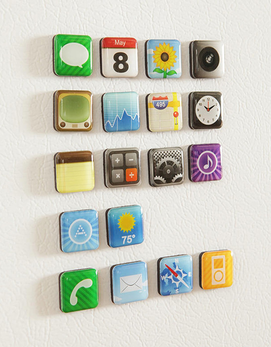 iPhone App Refrigerator Magnets