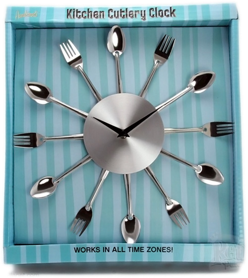 Kitchen Cutlery Clock