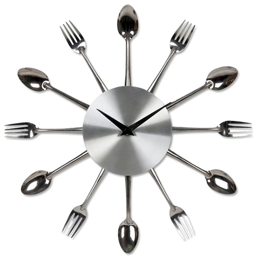 Kitchen Fork Spoon Clock