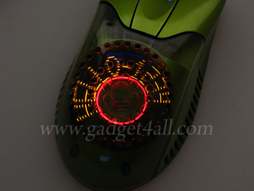 USB Air Flow Mouse With Scrolling LED Message